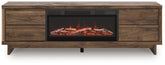 Zadilyn 72" TV Stand with Electric Fireplace